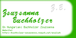 zsuzsanna buchholzer business card